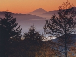 ภูเขาไฟฟูจิเมื่อมองจากเทือกเขาแอลป์